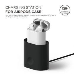 Elago AirPods Stand - [Charging Station][Long-Lasting][Cable Management] - for AirPods